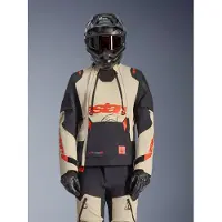 Alpinestars Harok Pro, veste textile DrystarXF ,Noir/Blanc/Rouge ,XXL