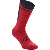 Alpinestars Chaussettes Merino 24 Red Black
