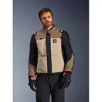 Alpinestars Veste de moto textile imperméable Andes Pro Drystar XF, marron/noir/gris, taille M
