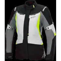 Alpinestars Veste Imperméable Stella ST-1 Ice Gray Black Yellow Fluo, Taille: XS