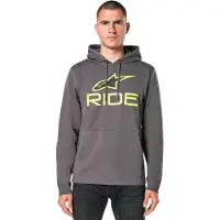 Alpinestars Sweat À Capuche Ride V 3 Char Lime Blk