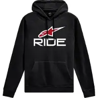 Alpinestars Sweat À Capuche Ride V 3 Black White Red, Taille: XXL