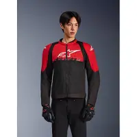 Alpinestars SMX AIR, veste en textile ,Rouge Clair/Noir ,M