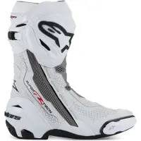 Alpinestars Bottes Ventilées Supertech R White Mid Gray Black