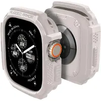 Spigen Rugged Armor Apple Watch Ultra 1/2 49mm Acs07381 Smartwatch Screen Protector Beige EU 40