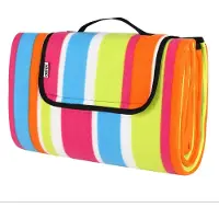 Detex Couverture de pique-nique pliable imperméable 195x150cm