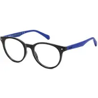 Polaroid Kids Lunettes de Vue PLD D814/T 47/18/130 Black blue Polyamide frames TEEN PLD D814/T