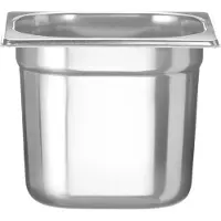 Hendi Conteneur GN 1/6, acier inoxydable, gamme Profi Line, hauteur 150 mm - 801710