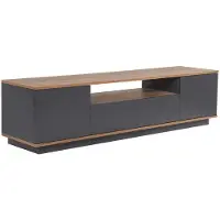 CALICOSY - Meuble TV 3 portes rabattables et 1 niche L180 cm - VERAMONT