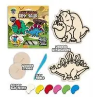 SPLAT PLANET Dino Holz-Plastilin-Malset