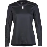 FOX Femmes, Maillot de cyclisme, Jersey 24 W Defend Ls Blk (L), Noir, L