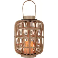 Näve Lampe décorative LED avec effet flamme, température de couleur de 1700 à 2000 K, dimensions (hauteur x diamètre) : 32,5 x 23,5 cm, modèle Korbinian, fonctionne sur piles