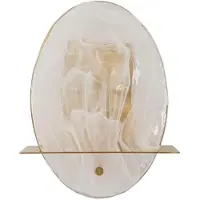 Mauro Ferretti Portlan E14 applique 20x11x25 cm or naturel