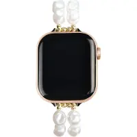 IDEAL OF SWEDEN Beaded Watch Band pour Apple Watch | 38/40/41/42 mm - Classy White Pearl