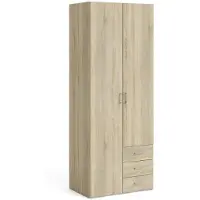 Giga 10629 Armoire SPACE Armoire à portes Chêne structuré