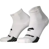 Brooks Chaussettes Ghost Lite Quarter 2-Pack Blanc, Taille M