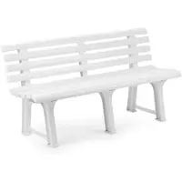 Sonstiges Banc de jardin ORCHIDEA blanc Banc de parc 3pers Jardin N