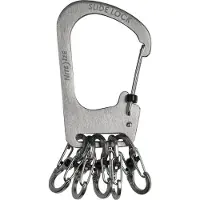 Nite Ize Mousqueton Slidelock Keyrack - Gris