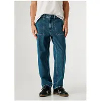 Pepe Jeans pour homme. PM2084100 Jeans Relaxed Tapered Carpenter blue (32/32), Bleu, Casuel, Coton, Denim