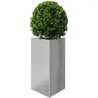vidaXL Jardinière triangulaire 50x43x75 cm acier galvanisé