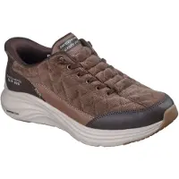SKECHERS Baskets basses 'CONTOUR FOAM-CORDELUX' cognac / umbra / brun foncé