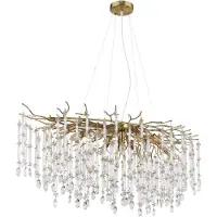 Globo Lampe suspendue Gloria 120 cm d’or