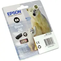 Epson 26 (C13T26114012) - Noir photo - Cartouche d'encre