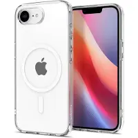 Spigen Liquid Crystal MagFit TPU Back Cover Durchsichtig Apple iPhone 16e (Apple iPhone 16e), Coque pour téléphone portable, Blanc, Transparent