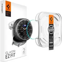 Spigen - Glas.tR EZ Fit (2 pack) - Samsung Galaxy Watch8 Classic - Clear, Film de protection pour smartwatch, Transparent