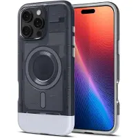 Spigen Classic C1 (MagFit) (Apple iPhone 16 Pro), Coque pour téléphone portable, Gris