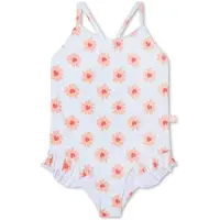 Swim Essentials Filles, Maillot de bain, Maillot de bain fille 110/1 Flower Hearts, Multicolore, (110, 116)