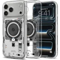 Spigen Ultra Hybrid Mag Magsafe Iphone 17 Pro Phone Case Clair