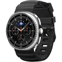 Spigen WBS2 (20 mm, 22 mm, 40 mm, 44 mm, 46 mm, Métallique, Silicone, TPU), Sangles de montre, Noir