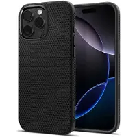 Spigen Coque Liquid Air T (MagFit) iPhone 16 Pro Noir mat