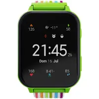 Canyon montre intelligente Alfie KW-37 VERT, 1.69" IPS, IP66, Nano-SIM, appels bidirectionnels, 16 jeux, 512MB, MP3 Study&Game