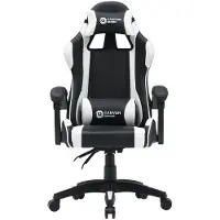 Canyon SGCH2, Core, fauteuil de jeu ergonomique, noir et blanc