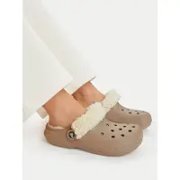 Crocs Classic Fleece Lined Clogs Beige EU 38-39