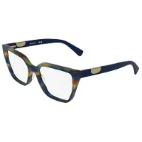 Longchamp Lunettes de Vue LO2785 55/16/140 Striped blue Acetate WOMAN LO2785