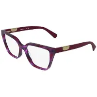Longchamp Lunettes de Vue LO2785 55/16/140 Striped dark red Acetate WOMAN LO2785