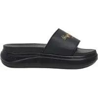 Pepe Jeans pour femme. PLS700001 Sandales Bella Log noir (36), Plat, Aucun, Beachwear, Polyuréthane
