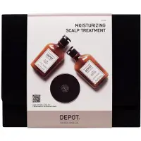 Depot Kit consommateur E Set : 100 Shampooing hydratant n° 103, Provitamine B5, 250 ml + 200 Traitements capillaires n° 201, Complexe botanique, Après-