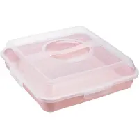 Keeeper Boîte À Sandwichs - - Enrico - Nordic Pink - 34,5 X 34,5 X 10,5 Cm - Polypropylène