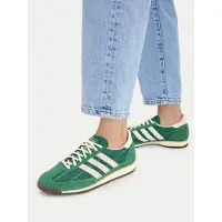 Adidas Originals Baskets basses 'SL 72' vert / blanc cassé
