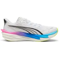 Puma Chaussures Deviate NITRO 4 Blanc Bleu SS26, Taille 45 - EUR