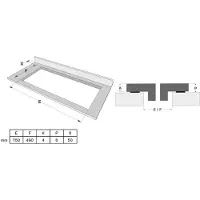 NOVY 1724 Power inductie 4 zones 78 cm facet 5 mm