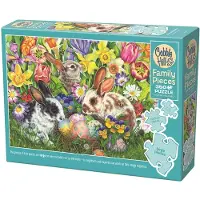 Cobble Hill Puzzle familial Lapins de Pâques 350 pièces