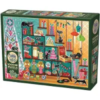 Cobble Hill Puzzle Chats de Noël - 1000 pièces