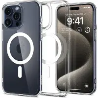 Spigen Coque Ultra Hybrid MagSafe pour Apple iPhone 15 Pro Max - White