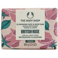 The Body Shop Savon solide corps et visage à la rose britannique 100 g