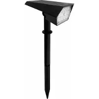 Volteno Spot solaire LED Lampe à insertion directionnelle IP44 Détecteur de crépuscule